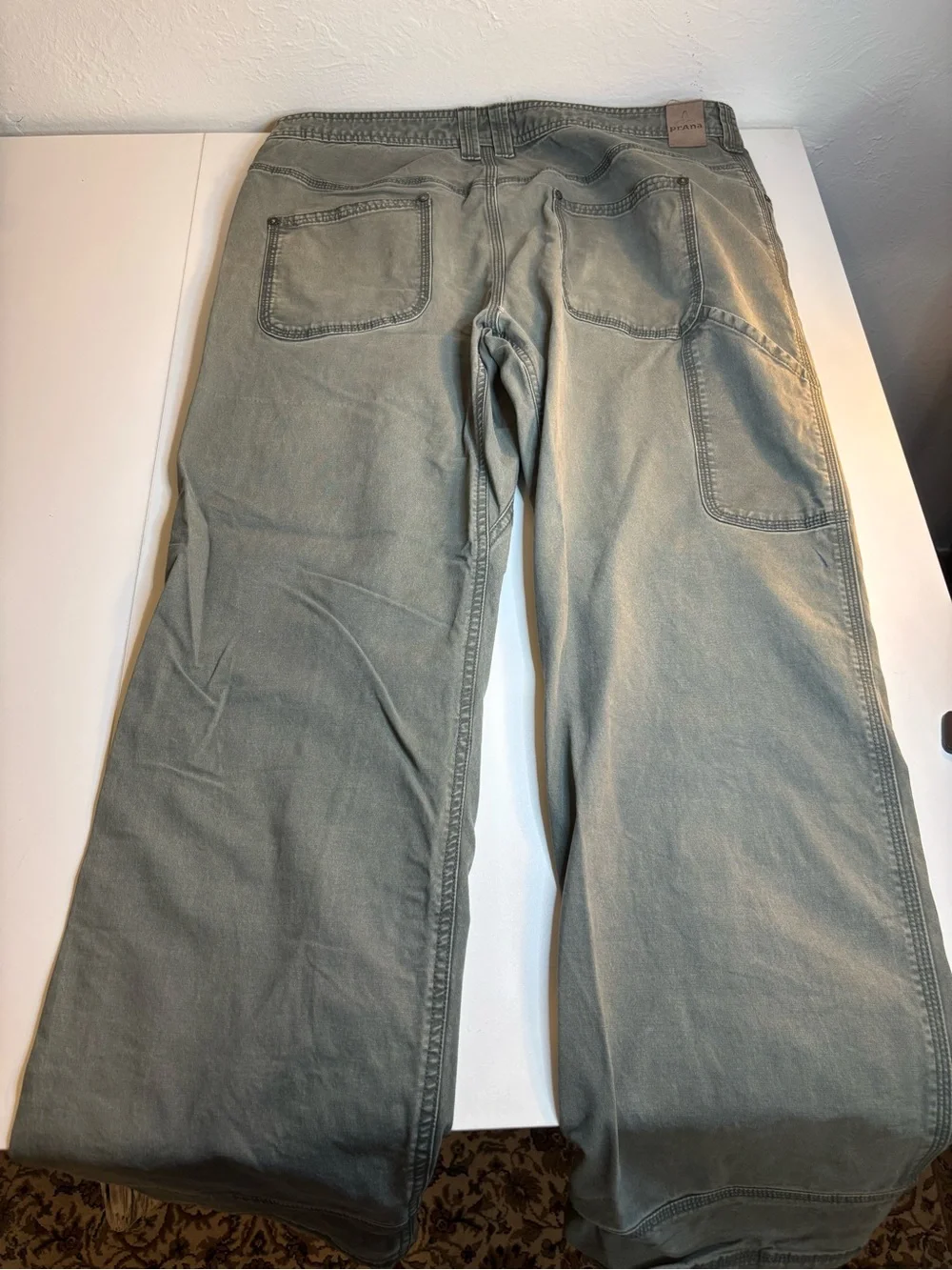 PrAna Men's 36x32 Green Jeans